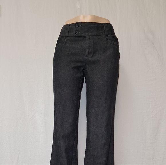 Banana Republic Charcoal Gray Trousers dress Pants Casual Size 10L - Picture 16 of 16